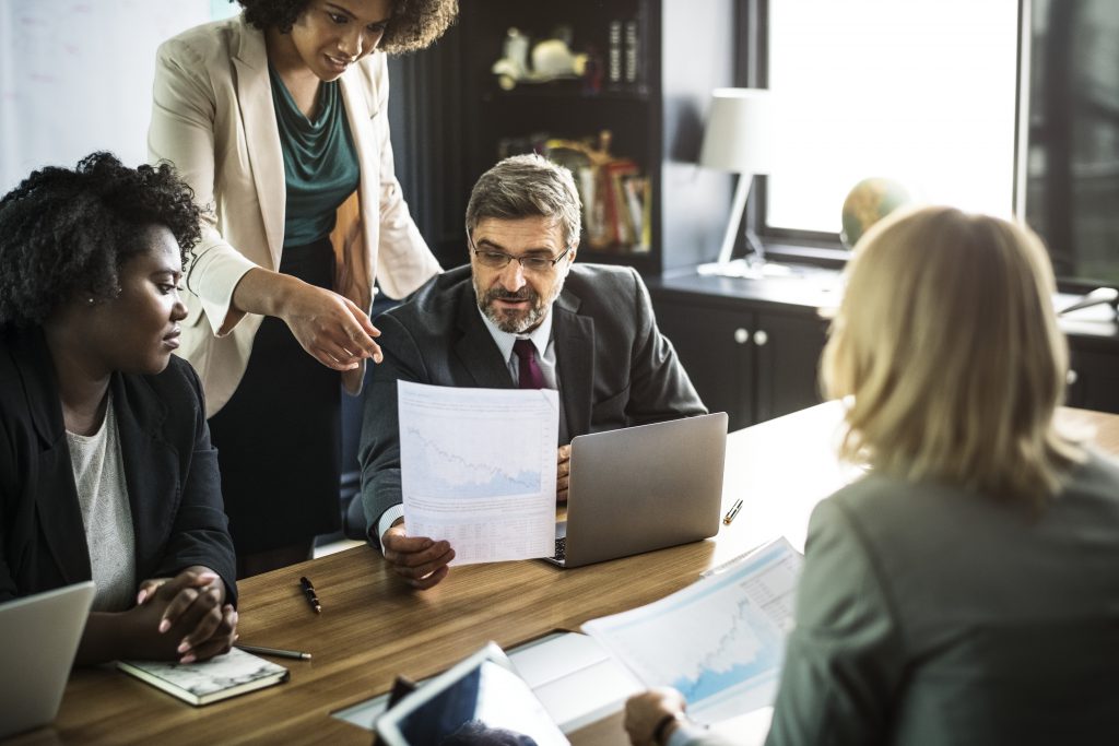Business people in a meeting Business people in a meeting