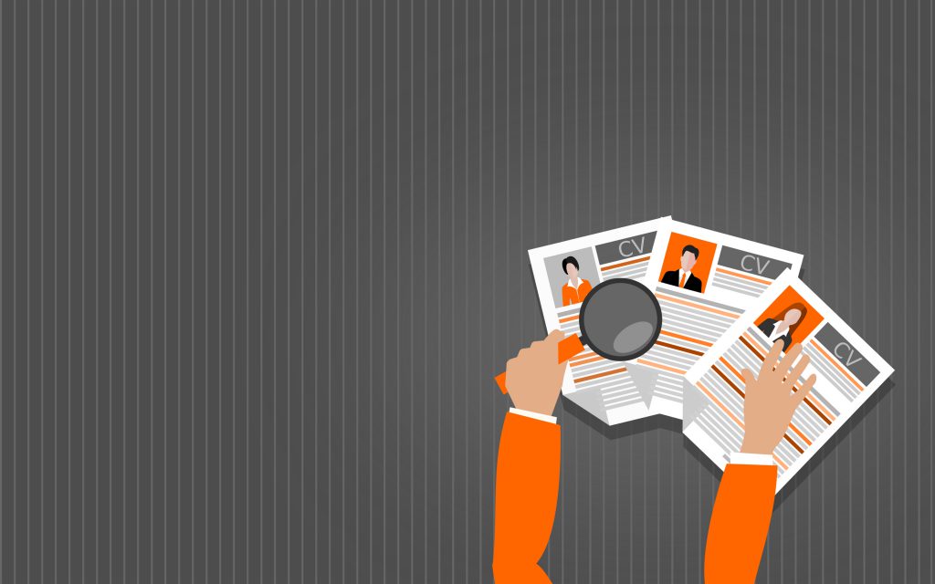 Reviewing Curricula - Job Applicants Under Scrutiny - With Copys Reviewing Curricula - Job Applicants Under Scrutiny - With Copyspace